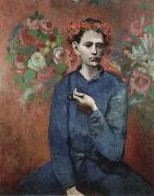 pablo picasso boy with a pipe oil painting